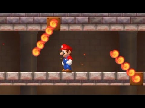 super mario level 2-3 iOS android game escape fireball
