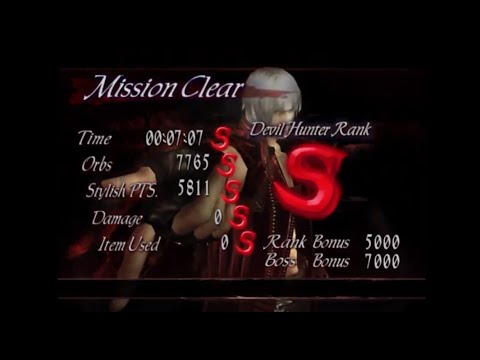 Devil May Cry 3 Mission 13 DMD SS Rank