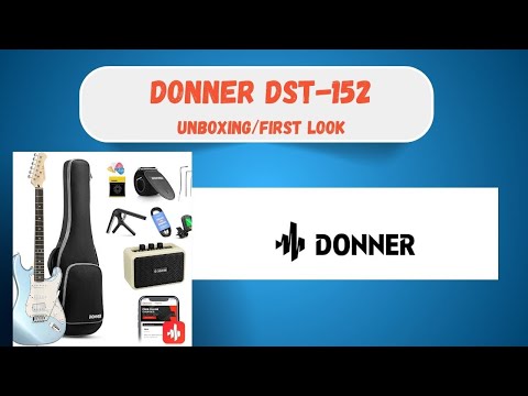 Donner DST-152 Electric Guitar Unboxing/First Look!