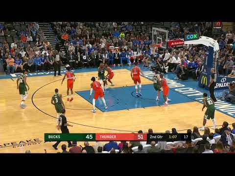 Khris Middleton Full Play vs Oklahoma City Thunder | 11/10/19 | Smart Highlights