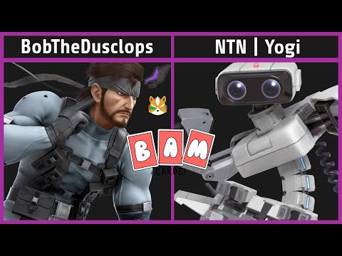 Smash @ BAM Cards 14 - BobTheDusclops (Ridley, Snake, Fox) vs. NTN | Yogi (ROB) - SSBU Tournament