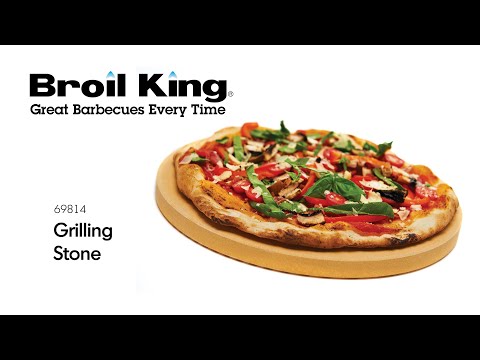 Pizzastein Broil King Rund