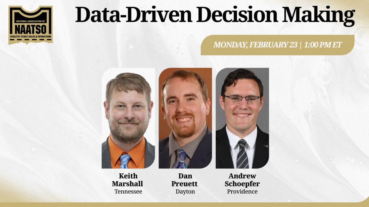 NAATSO Panel Discussion: Data-Driven Decision Making