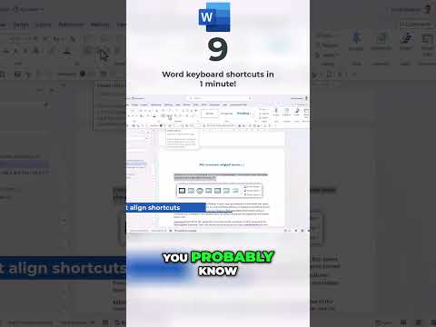 Top 9 Essential Microsoft Word Keyboard Shortcuts Top 9 Essential Microsoft Word Keyboard Shortcuts