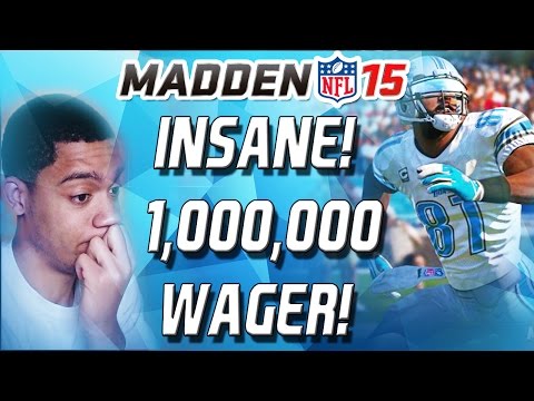 INSANE 1 MILLION COIN WAGER VS DCOOP! - Madden 15 Ultimate Team