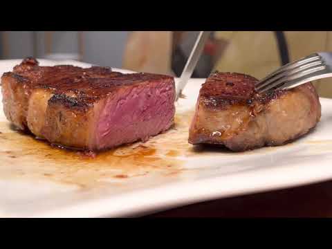 Bife kiểu Việt Nam ngon đỉnh / Bife perfeito, de ponta a ponta, mal passado ao estilo vietnamita