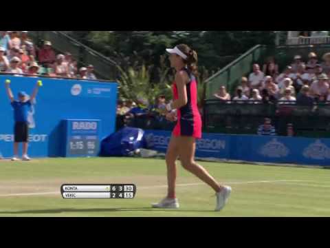 Johanna Konta Aegon Open Nottingham Final - shot of the day