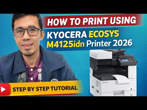 HOW TO INSTALL DRIVERS ON KYOCERA ECOSYS M4125IDN MODEL | ALL MODELS 2026