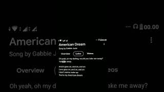 Download lagu Story wa lagu American Dream by Gabbie June🎶 mp3 Download lagu Story wa lagu American Dream by Gabbie June🎶 mp3