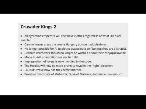 Reading More Games' Patch Notes