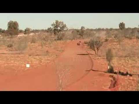 Jason Hill at that Jump again Finke 2008