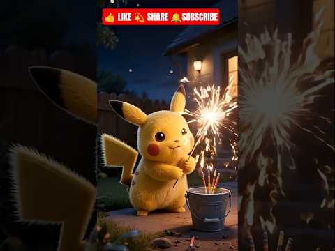 "Pikachu Learns to Be Strong Alone 🌙⚡ | A Heartwarming Self-Love Story" #pikachu #trending #pokemon