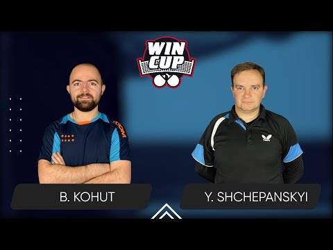 14:30 Bohdan Kohut - Yurii Shchepanskyi West 3 WIN CUP 26.08.2024 | Table Tennis WINCUP
