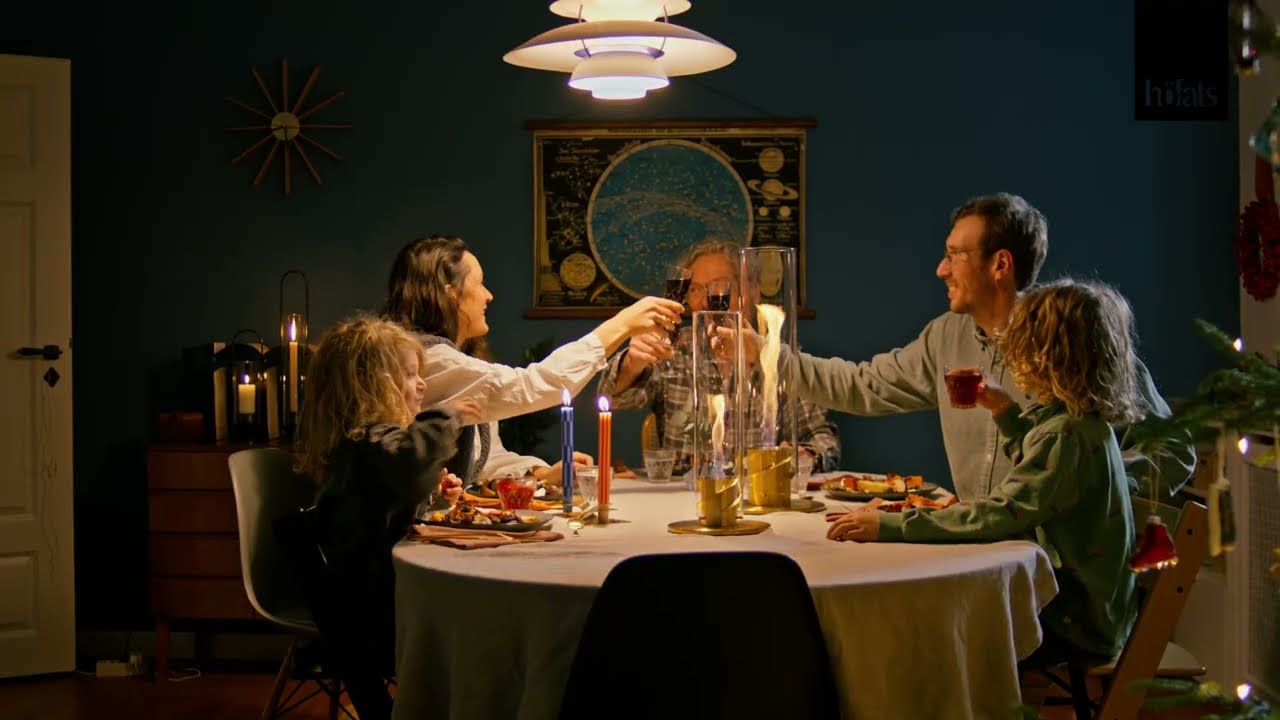 Höfats Tischfeuer Spin 900 Gold