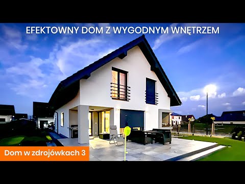 Dom w zdrojówkach 3 – Efektowny dom z wygodnym wnętrzem - ARCHON+ Projekty Domów