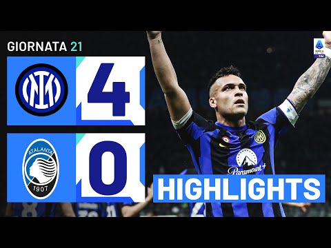Video highlights della Inter vs Atalanta (4 a 0) - Giornata 21 - Fantacalcio e fantamedie