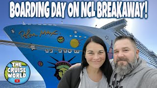 EMBARKATION DAY ON NORWEGIAN BREAKAWAY | BOARDING THE VLOGGERS EXTRTAVAGANZA GROUP CRUISE