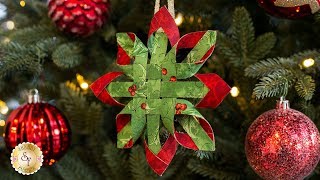 How to Make a No-Sew Scandinavian Star Ornament | Shabby Fabrics Tutorial
