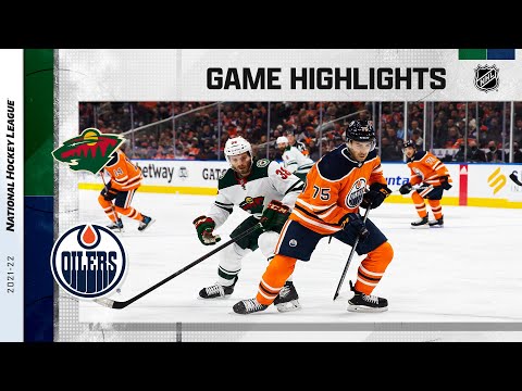 Wild @ Oilers 12/7/2021 | NHL Highlights