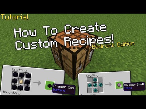 DanRobzProbz - How To Create Custom Recipes On Minecraft Bedrock Edition (Tutorial)