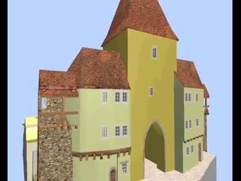 Unteres Tor der Stadt Weiden um 1700