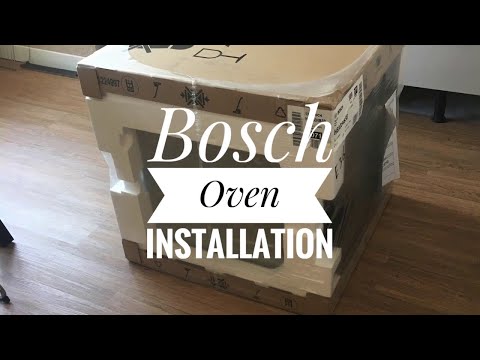 BOSCH OVEN INSTALLATION VLOG