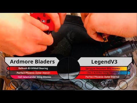 WBO Beyblade Tournament Battle: Ardmore Bladers vs LegendV3 -  Beigoma Blues TOP 8 #BeybladeBurst
