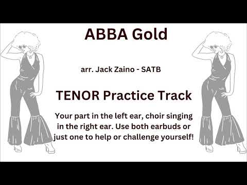 ABBA Gold - arr. Jack Zaino - TENOR PRACTICE TRACK