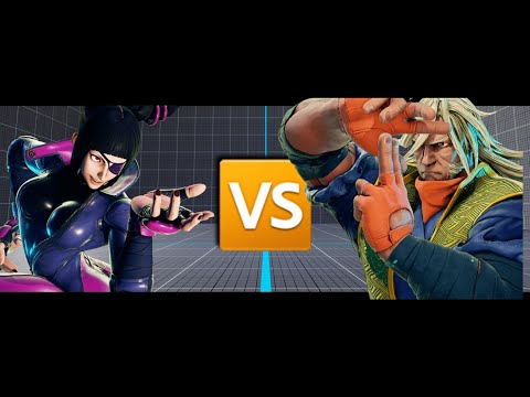 STREET FIGHTER V: Juri vs Zeku