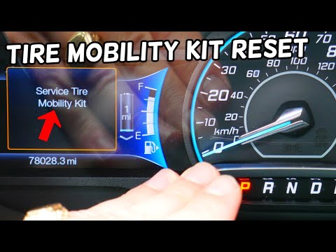 FORD C-MAX FUSION ESCAPE SERVICE TIRE MOBILITY KIT RESET LIGHT