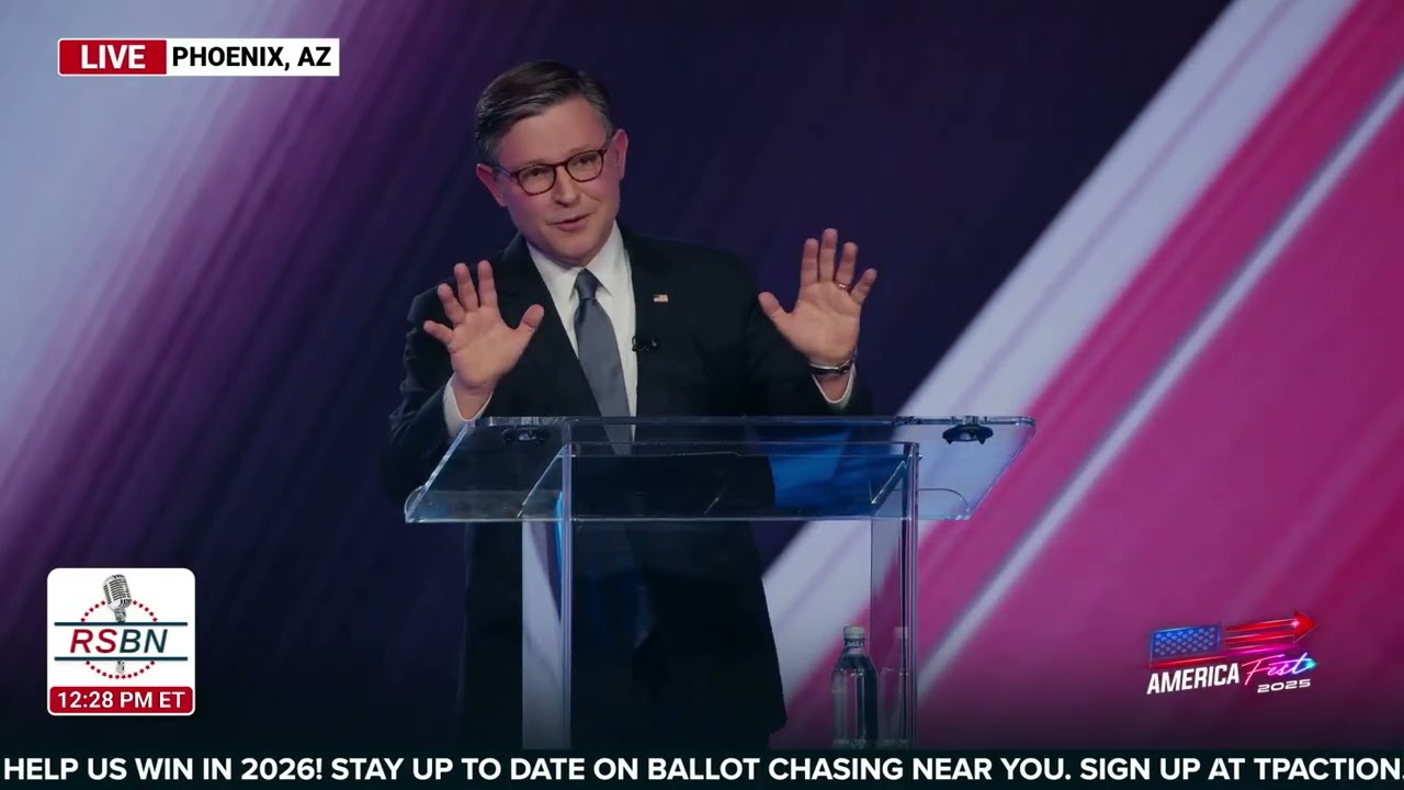 WATCH: Speaker Mike Johnson Explains how the U.S. was Built on Faith - 12/21/25