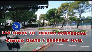 BOADILLA DEL MONTE, BUS RIDE LAS LOMAS TO CENTRO COMMERCIAL OESTE MAJADAHONDA SHOPPING MALL #MADRID