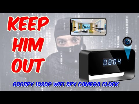GooSpy 1080P Wifi Spy Camera Clock Review
