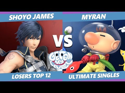 GOML 2019 SSBU - Shoyo James (Chrom) Vs. Myran  (Olimar) Smash Ultimate Tournament Losers Top 12