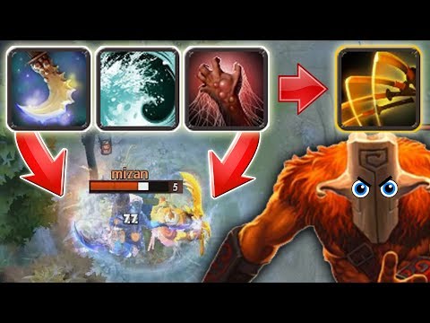 1 Button - KILL them ALL [Omnislash + Rip Tide and Agility Steal] Dota 2 Ability Draft