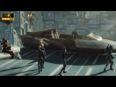 Duchess Satine tries to escape Mandalore | Star Wars The Clone Wars | 4K
