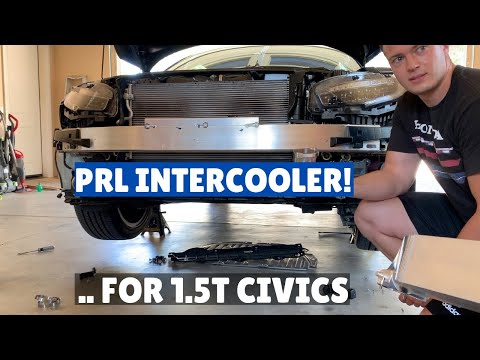 PRL Intercooler INSTALL and Driving Impressions! | 2020 Civic Si