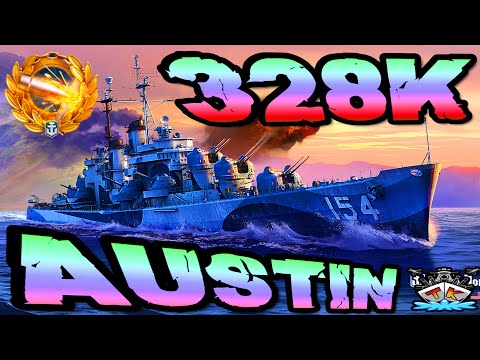 Austin drückt 328K *Let's BRRRRRRRRR" *300K Club* ⚓️ in World of Warships 🚢