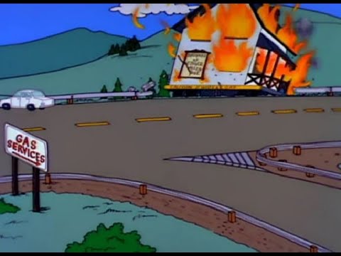 Hans Maulwurf/Moleman Haus fackelt ab - The Simpsons S04E11 - Oh Schmerz, das Herz! [Deutsch/German]