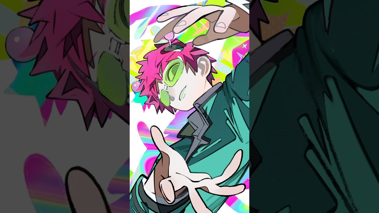 斉木楠雄 かいたー！      #smooooch  #イラスト        漫画もアニメも面白いよ🫱