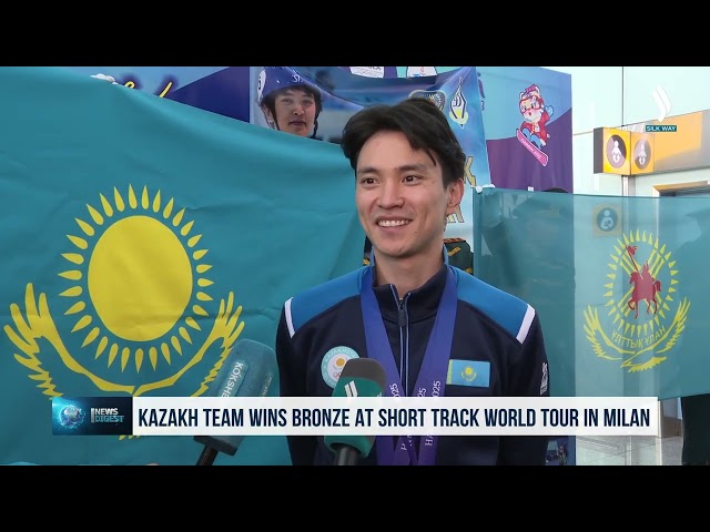 Kazakh team wins bronze at Short Track World Tour in Milan