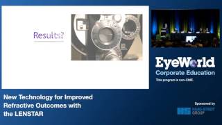 Lecture Video Lenstar- The Hill RBF Calculator in Clinical Practice by Dr. Snyder