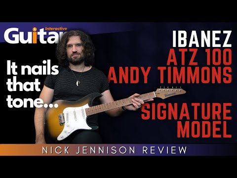 Ibanez ATZ100-SBT - BRAND NEW- Andy Timmons Signature Sunburst Flat - MIJ FujiGen image 6
