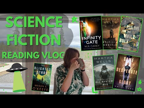 reading only science fiction 🛸 5 star books and other recommendations | READING VLOG