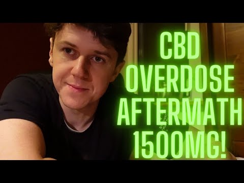 CBD OVERDOSE 1500 MG AFTERMATH!!