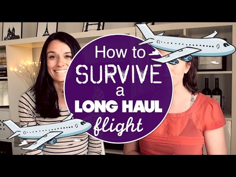 HOW TO SURVIVE A LONG HAUL FLIGHT w/ Love and London