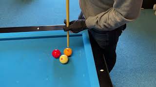 Billard artistique massé 6 bandes