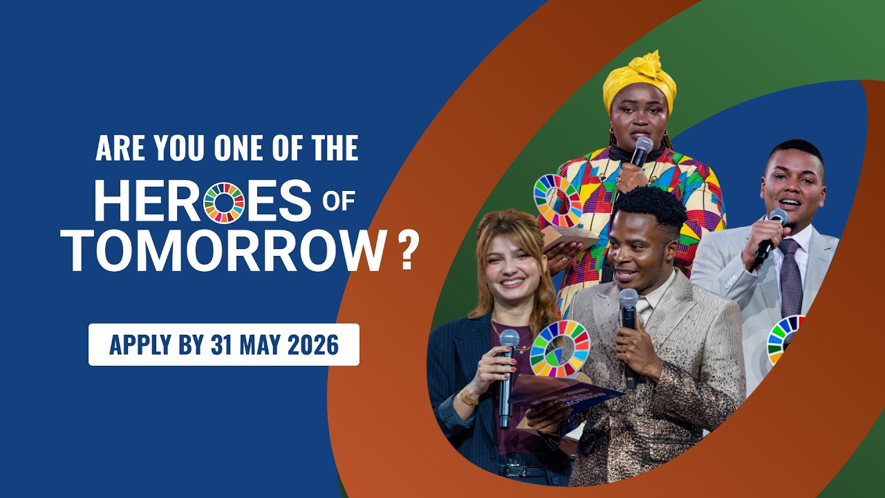 Are you one of the #HeroesofTomorrow? Call for applications for the 2026 UN #SDGAwards is now open