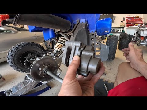(EP27)Yamaha Blaster Motion pro “shorty” rear brake cable INSTALL 🙌We got Brakes!!!