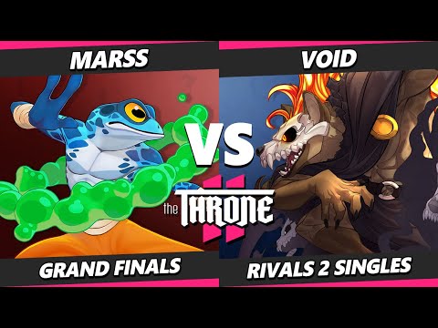 The Throne 2 GRAND FINALS - VoiD (Forsburn) Vs. Marss (Ranno) Rivals of Aether 2 - RoA2